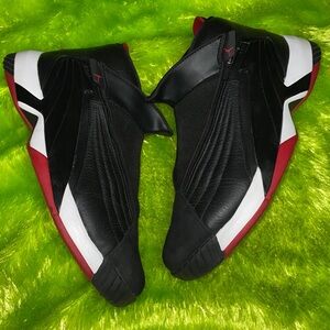 Nike Jordon Black and Red Athletic Shoes